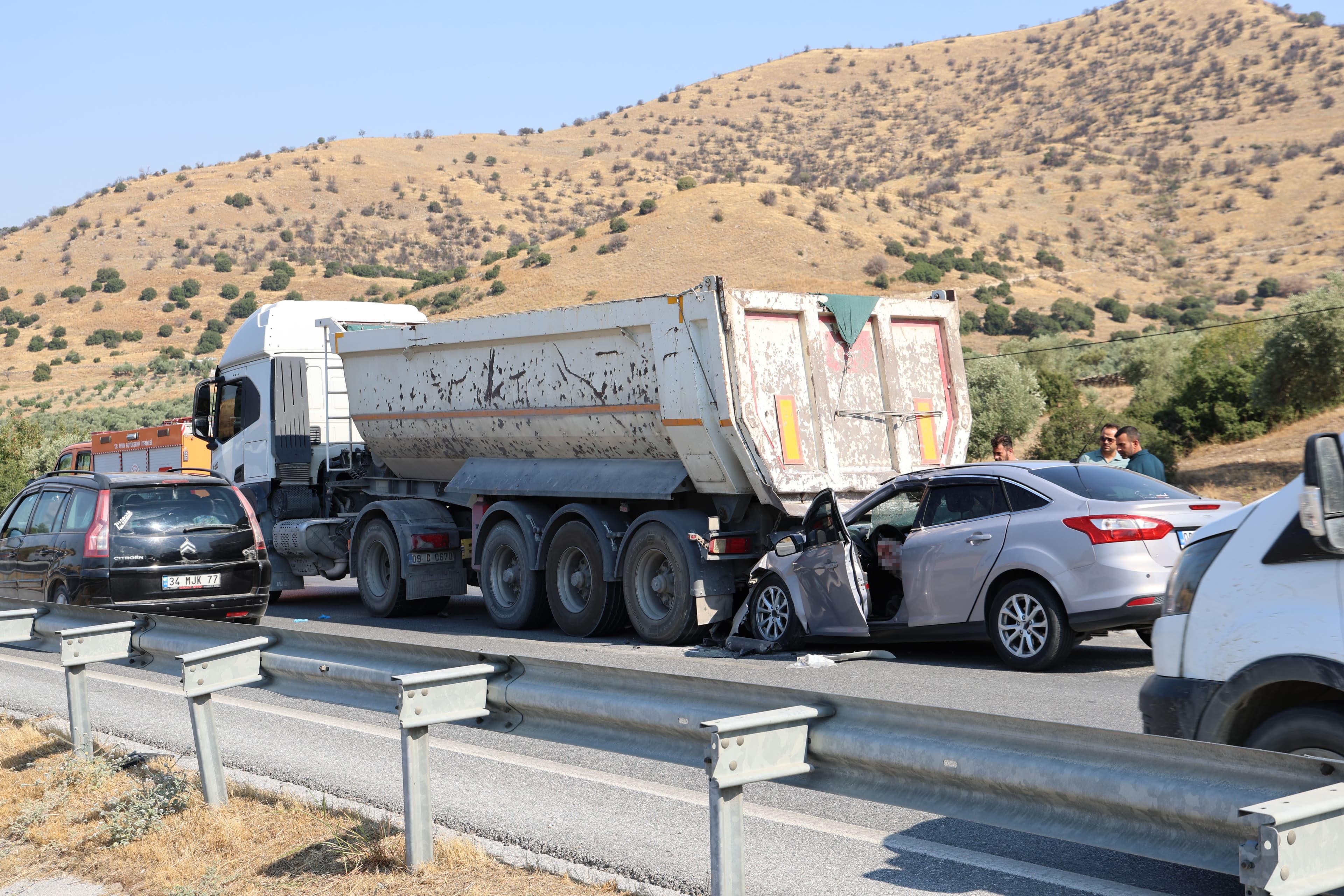 Aydın-Muğla yolunda iki kaza meydana geldi