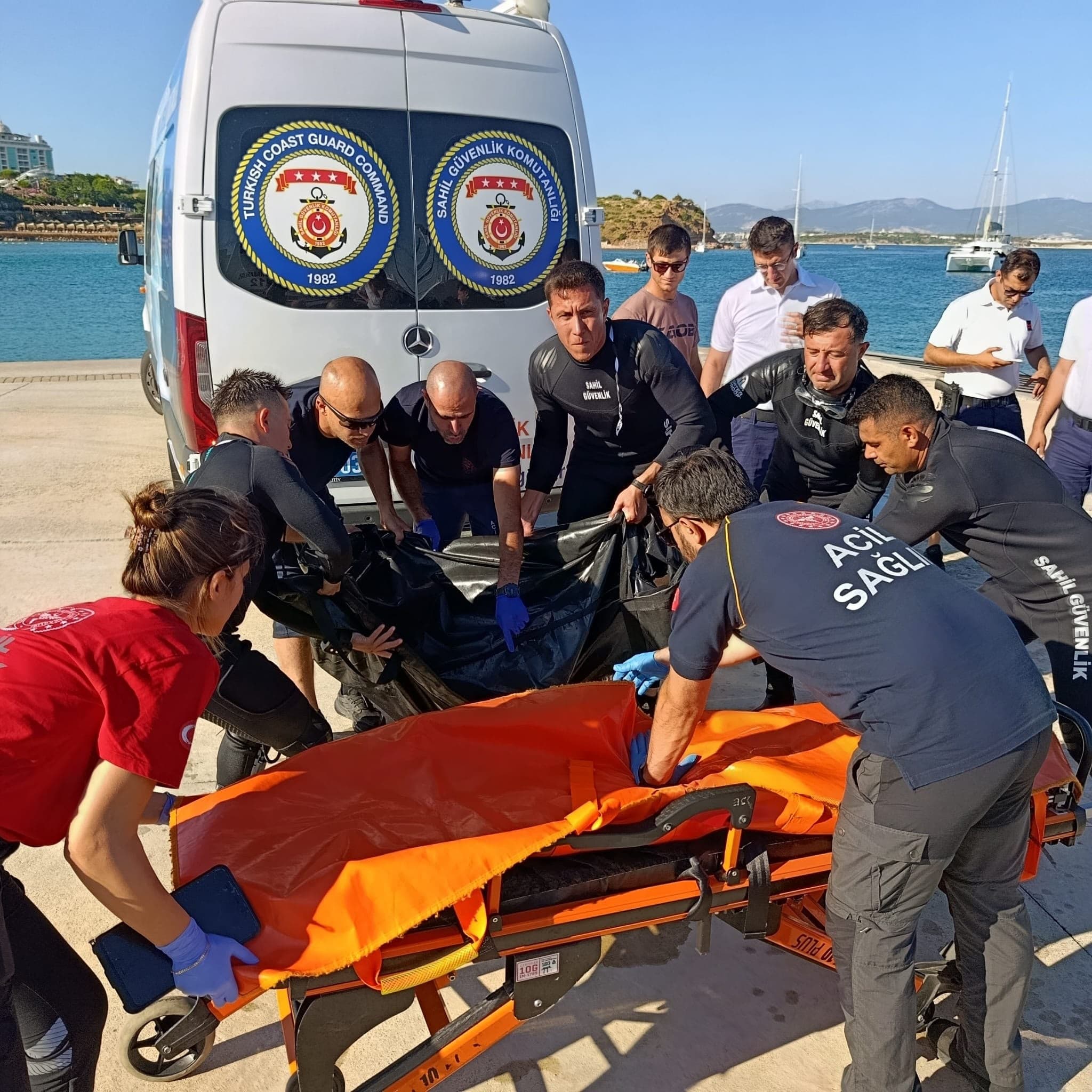 Dalış yapan astsubayın cansız bedeni bulundu