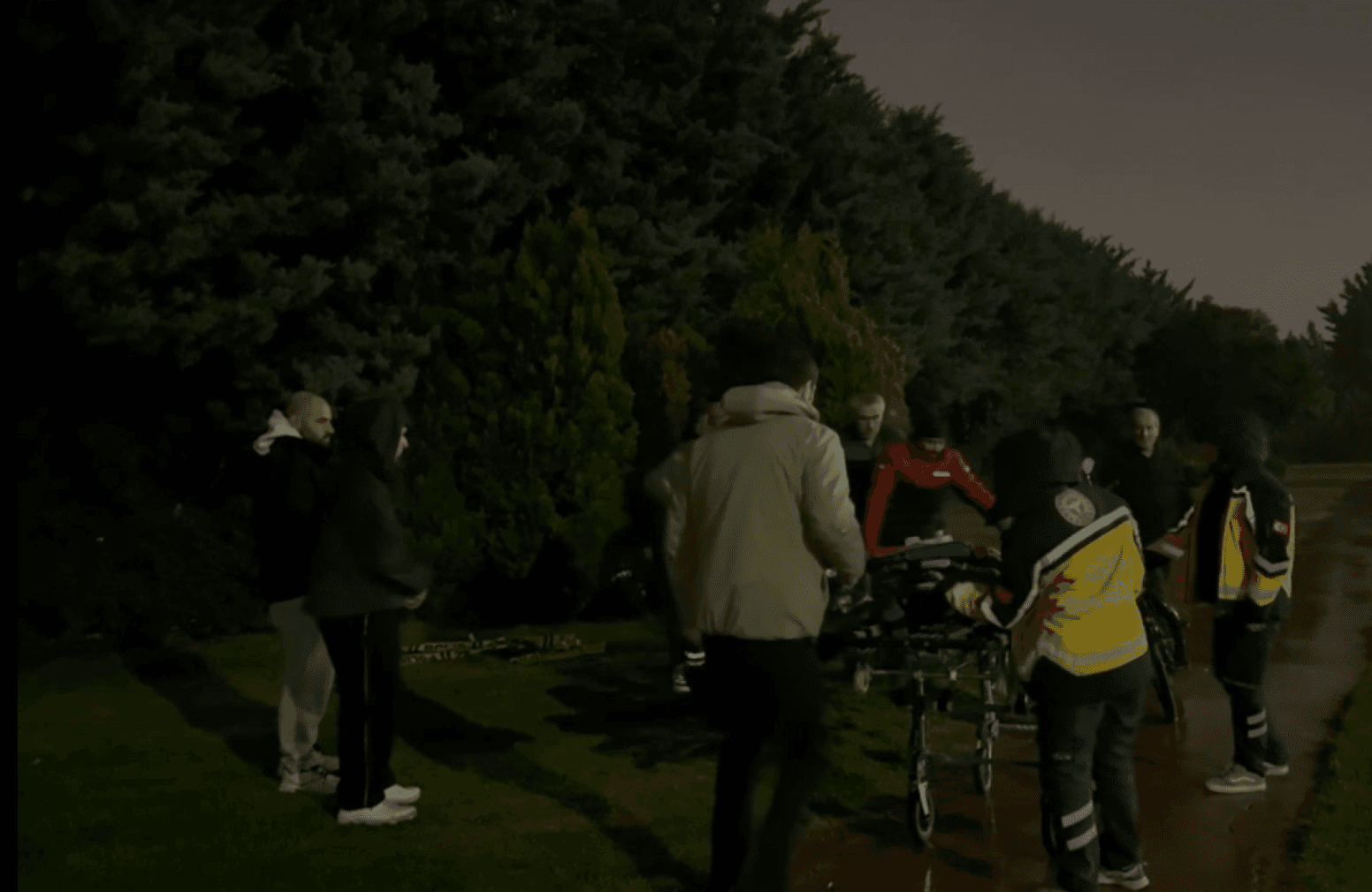 Parkta ceset bulundu