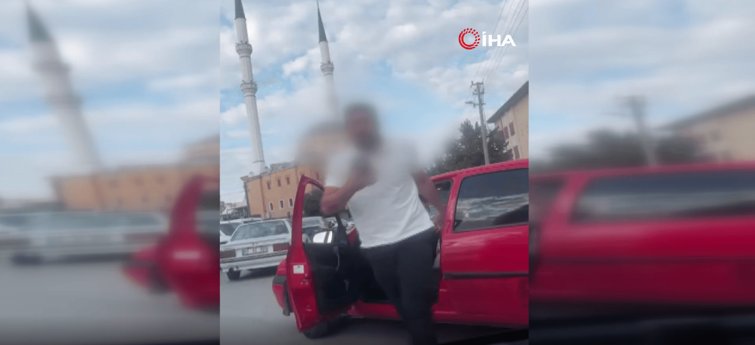 Korna çalan sürücüye tehditte bulunan kişi tutuklandı