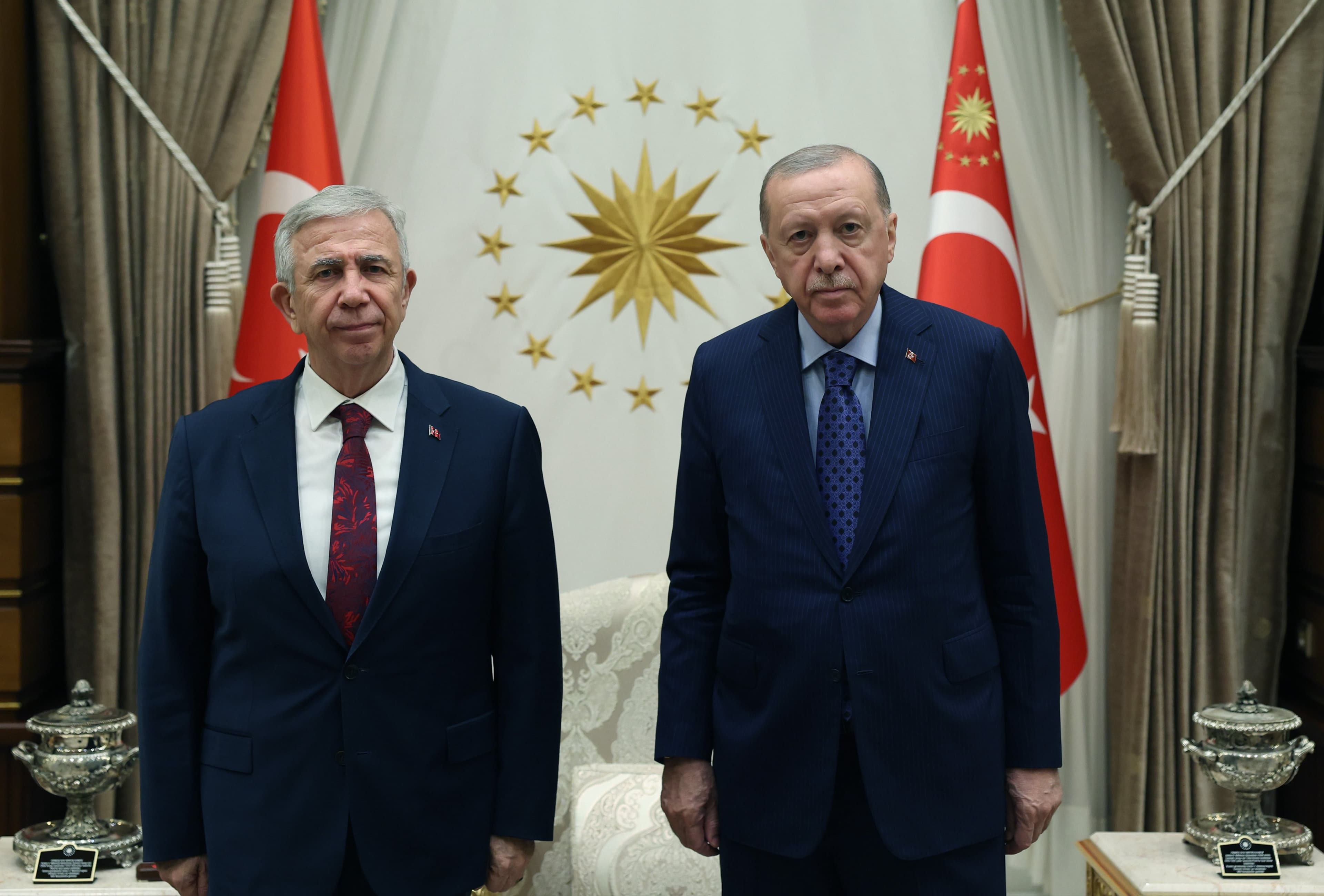 Cumhurbaşkanı Erdoğan, Mansur Yavaş ile bir araya geldi