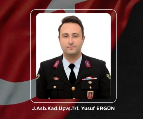 Otomobilin çarptığı Jandarma Astsubay Ergün hastanede şehit oldu