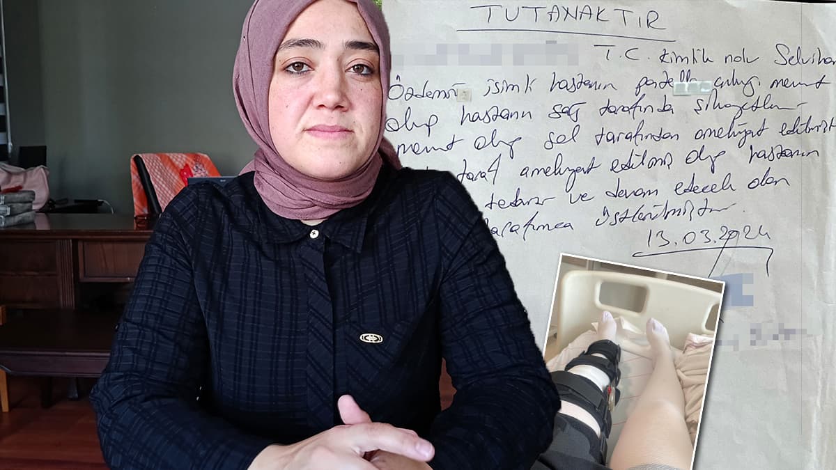 Hastanede yanlış diz ameliyatı yapıldı