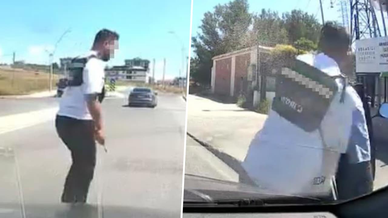 İstanbul'da motosiklet sürücüsüne tornavida ile saldırı