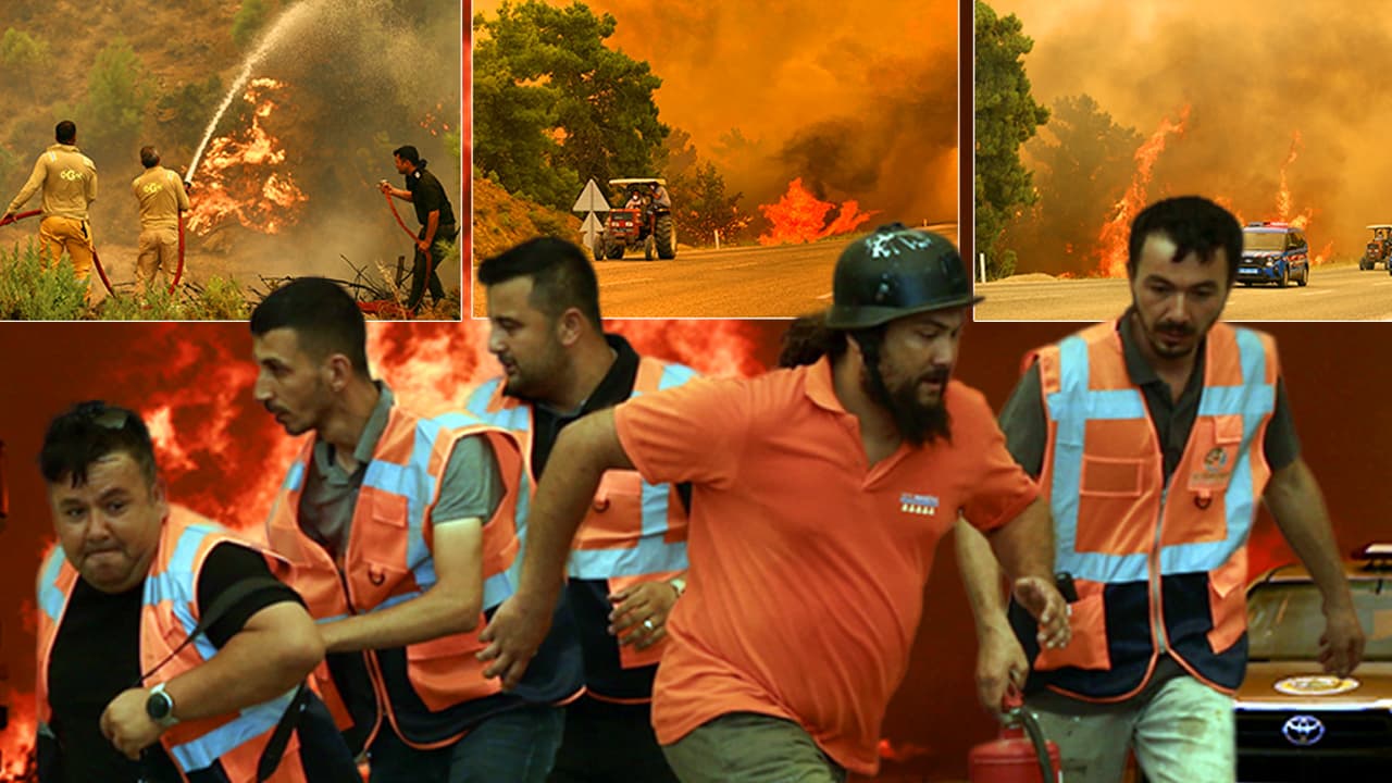 Muğla, Balıkesir ve Antalya'da orman yangınları devam ediyor