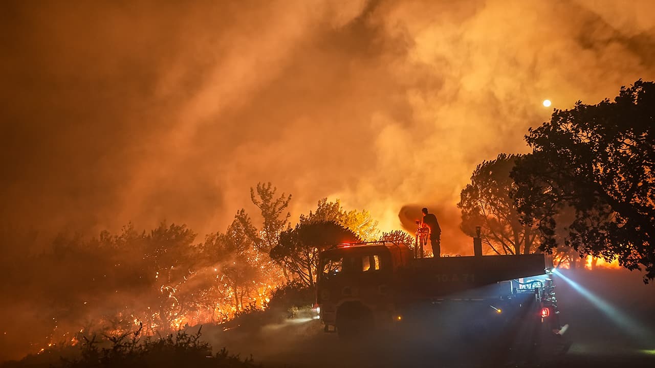 Gömeç'teki orman yangınının nedeni belirlendi, iki kişi tutuklandı