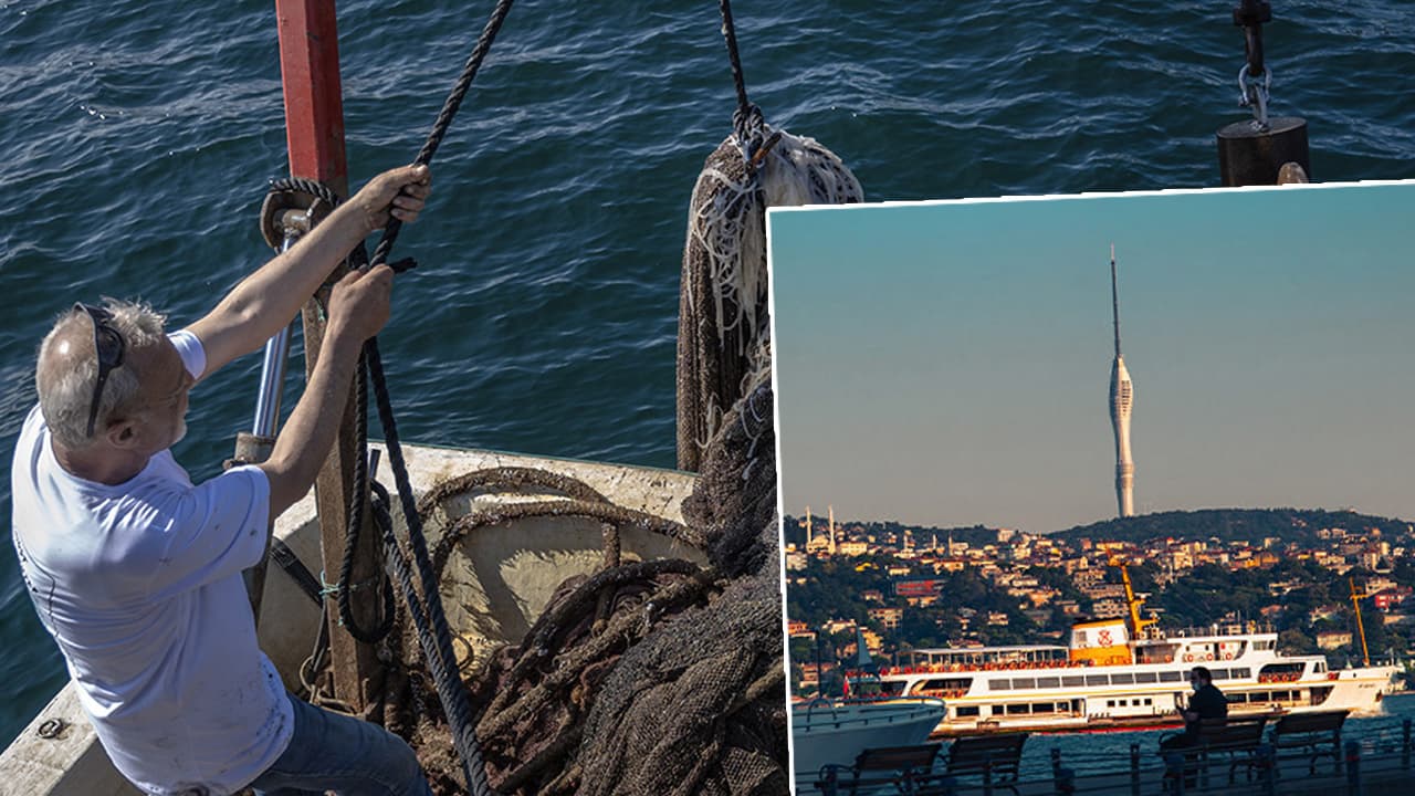 Marmara Denizi'nde Çamlıca Kulesi boyutunda hayalet ağ bulundu