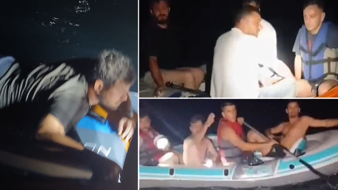 Fırtına nedeniyle Sapanca Gölü'nde SUP board ile mahsur kalan 35 kişi kurtarıldı
