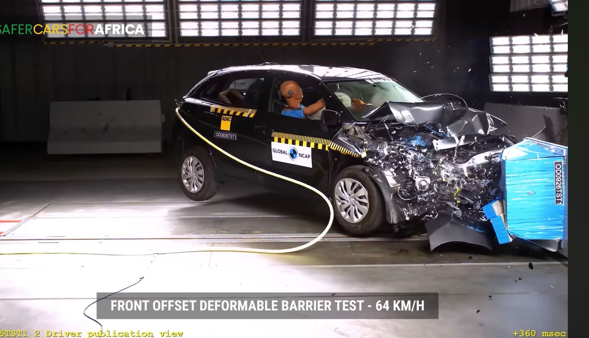 Toyota Starlet Global NCAP testinde sıfır yıldız aldı