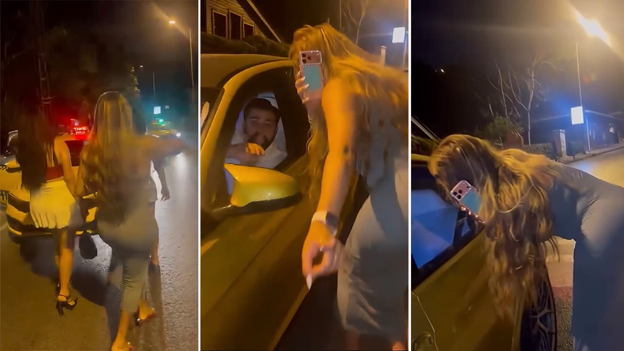 Etiler'de taksici, yolcularla tartıştı ve peşini bırakmayacağını söyledi