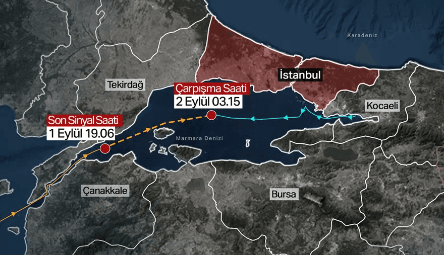 Tuğberk İmamoğlu gemisinde kaybolan 10 denizci için arama çalışmaları devam ediyor