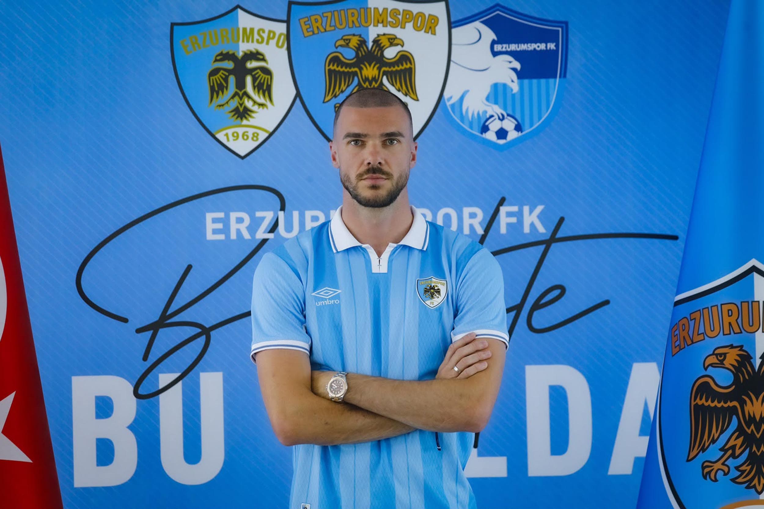 Erzurumspor, Nihad Mujakic ile 3 yıllık sözleşme imzaladı