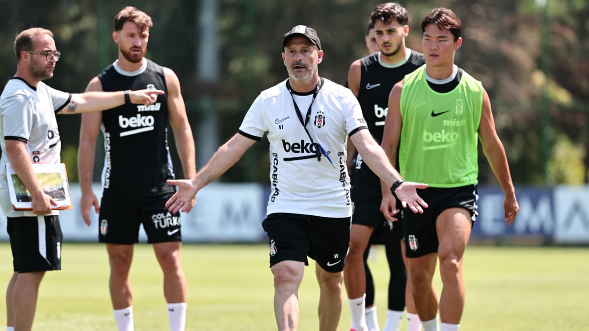Beşiktaş, Midtjylland maçı için taktik çalışmalara başladı