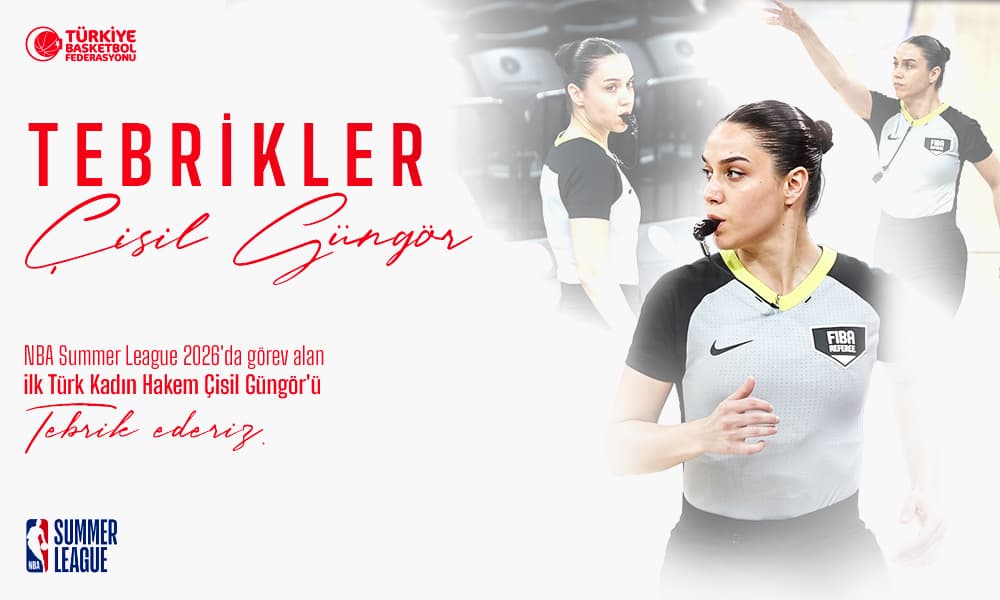Türk hakem Çisil Güngör, NBA Yaz Ligi'nde görev aldı