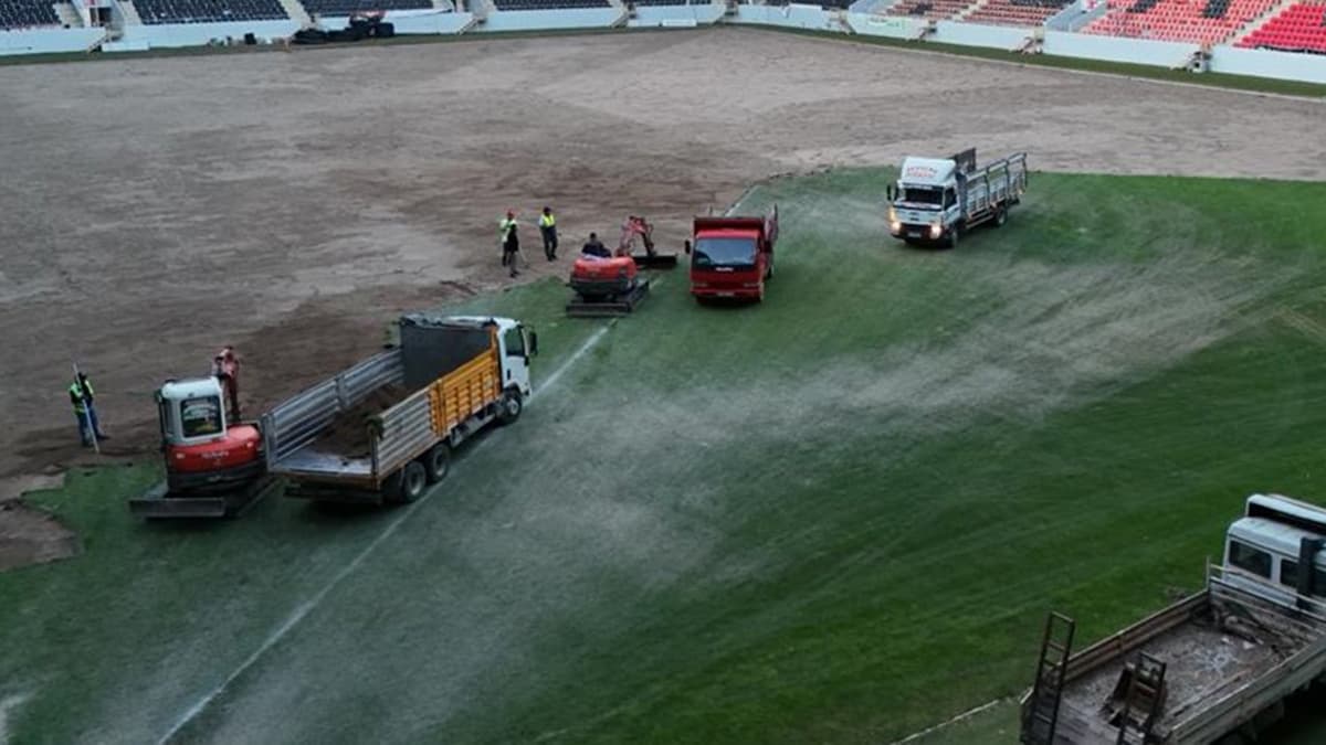 Çorum FK'nın stadyumu yenileniyor