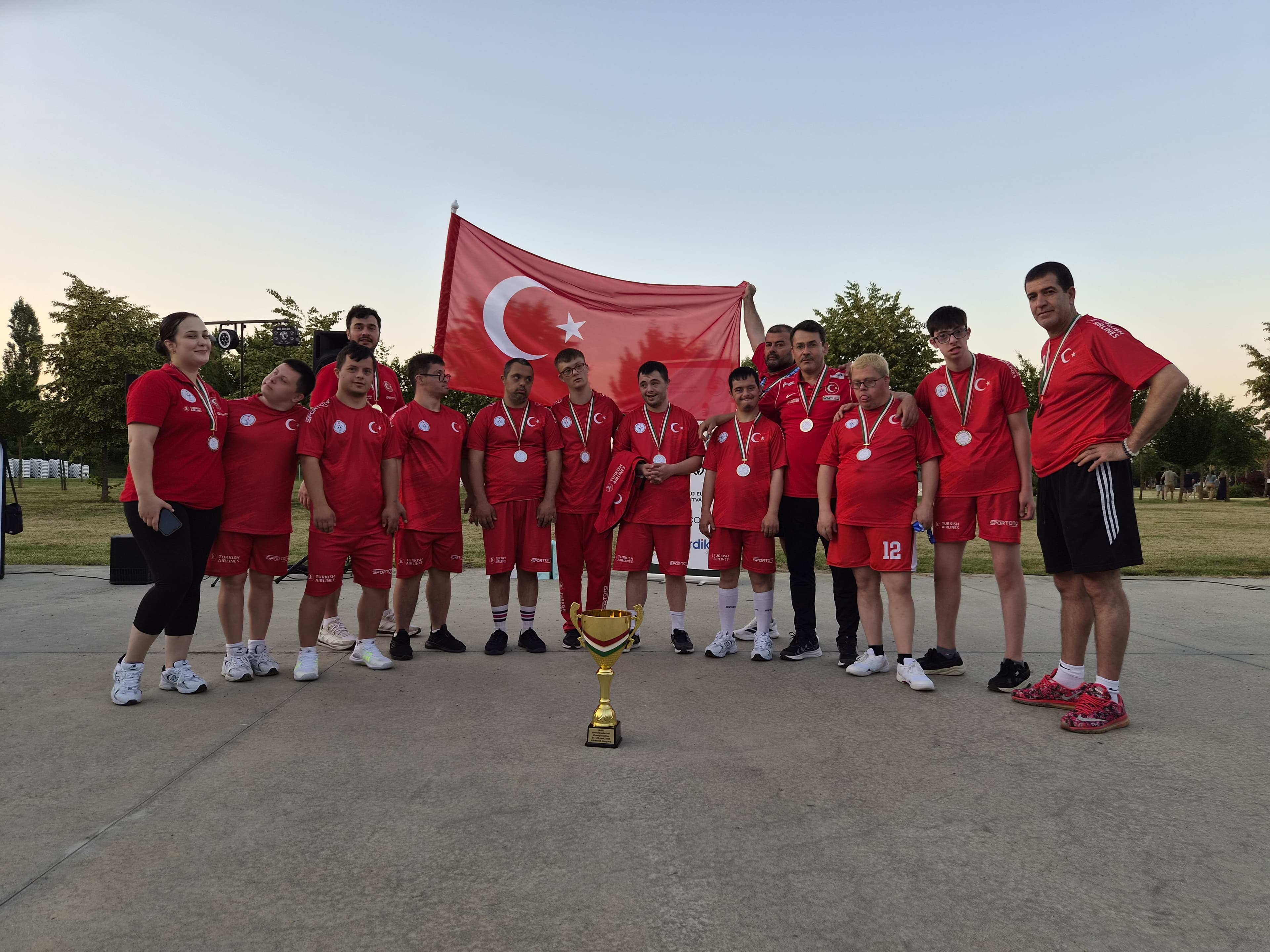 Down Sendromlu Basketbol Milli Takımı, Dünya Şampiyonası'nda gümüş madalya kazandı