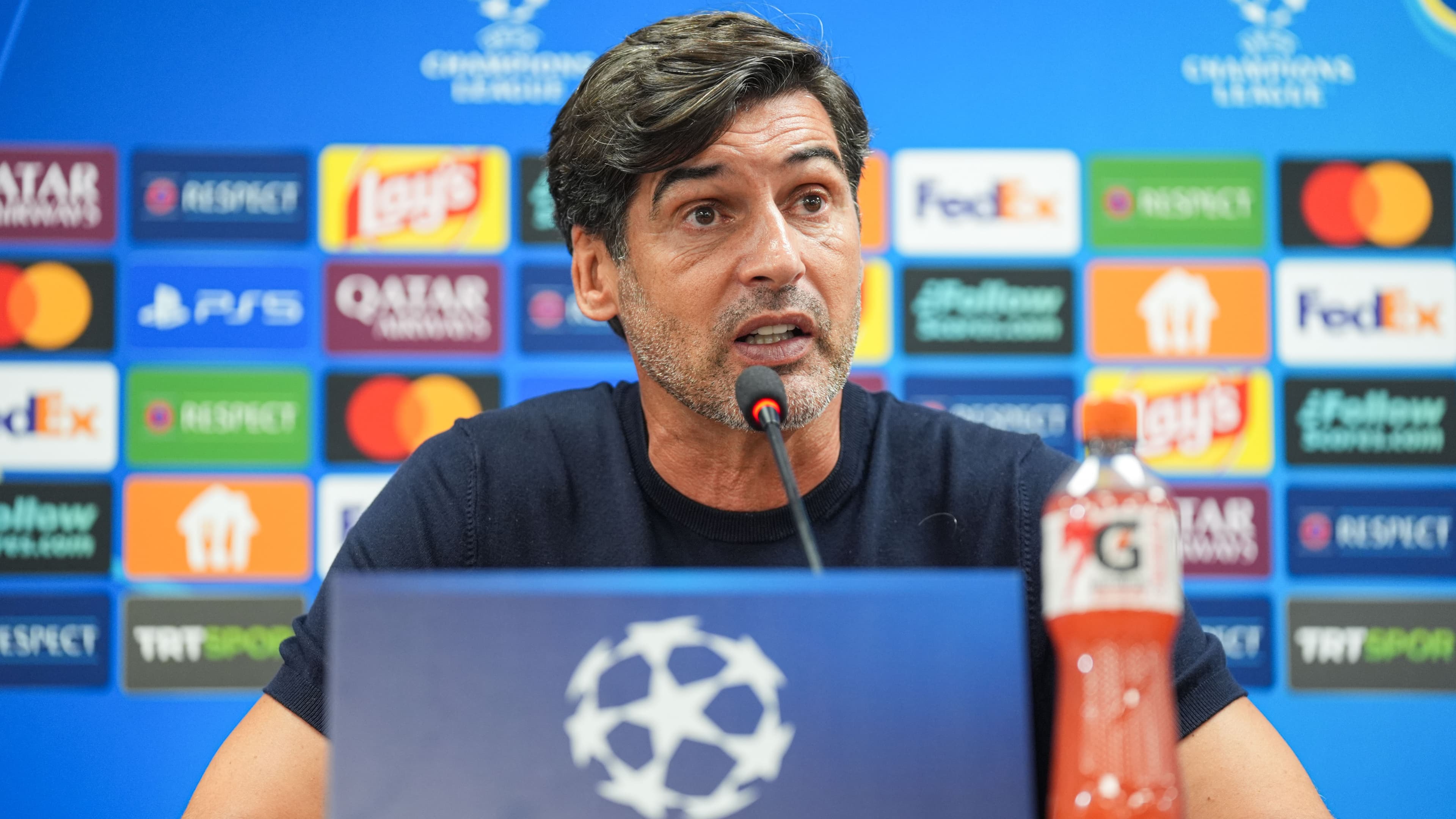 Fonseca, Fenerbahçe ile berabere kaldıkları için memnun
