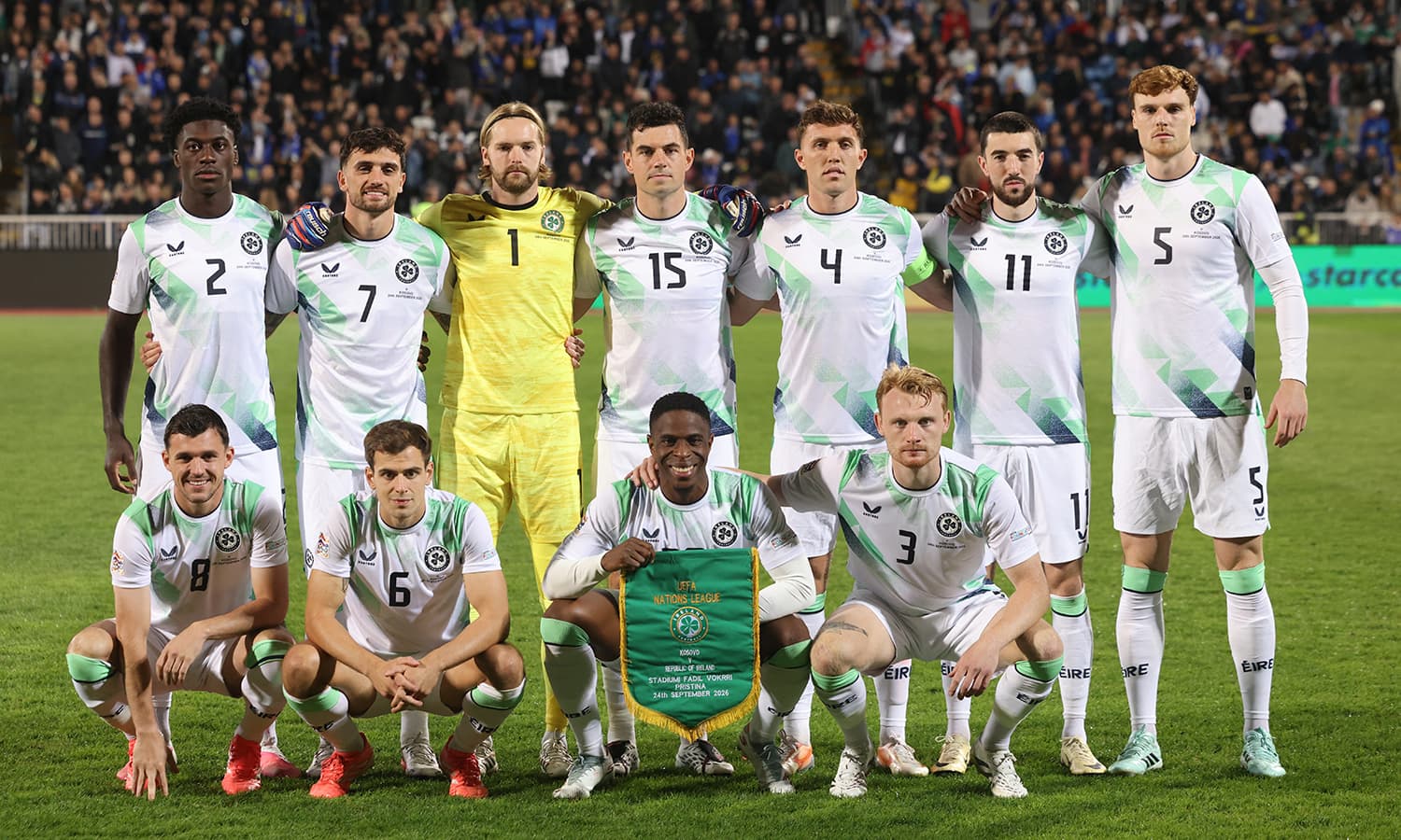 İrlandalı futbolcular, İsrail maçında siyah kol bandı takacak