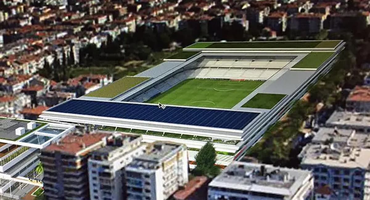 Karşıyaka'nın yeni stadyumunda hafriyat çalışmaları başladı