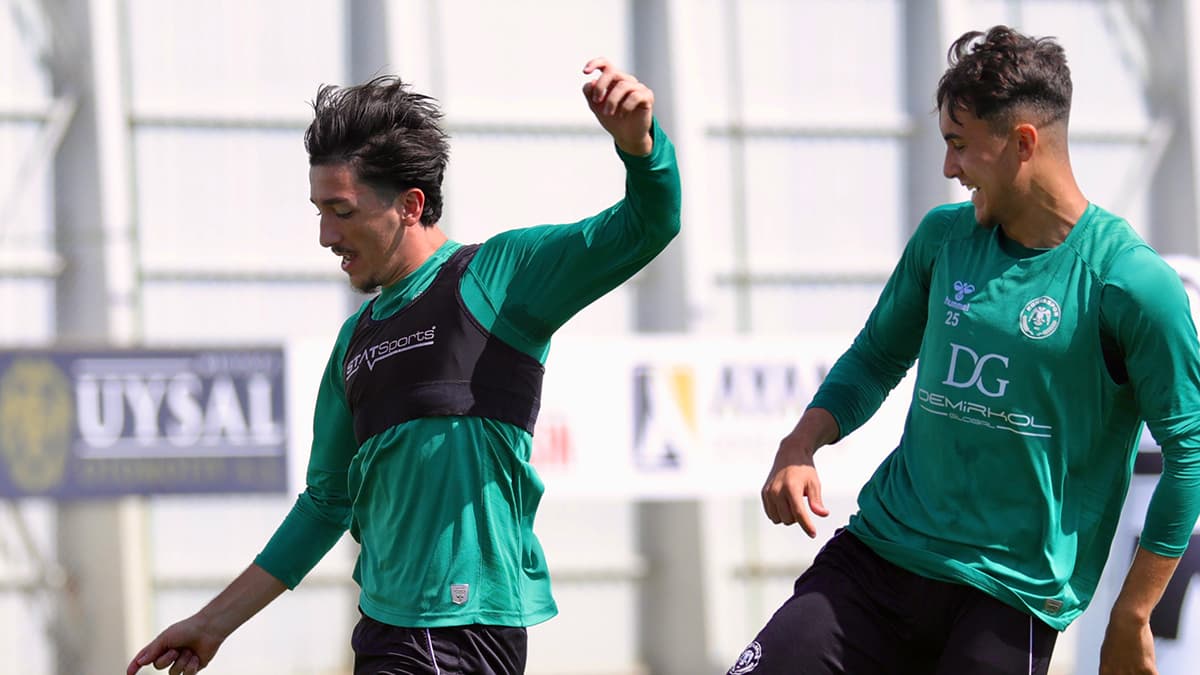 Konyaspor, Başakşehir maçı için antrenman yapıyor