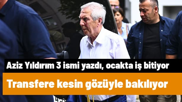 Fenerbahçe ocak transferleri için üç isim belirledi