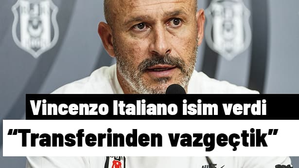 İtalyan teknik direktör transferden vazgeçtiklerini açıkladı