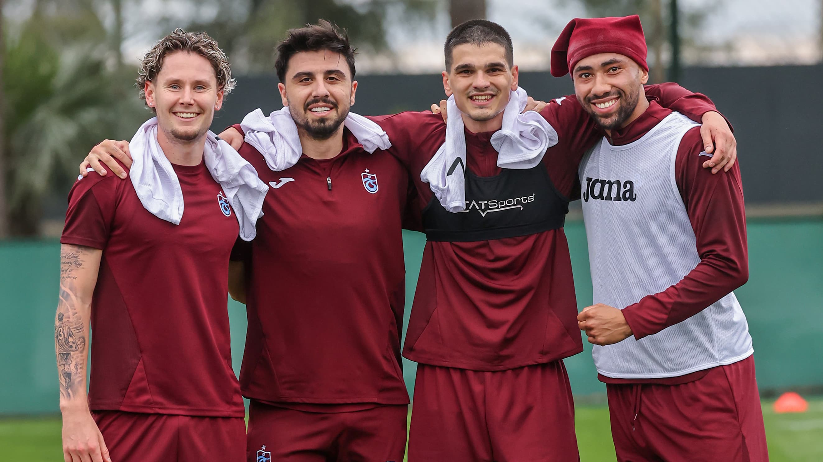 Trabzonspor, Galatasaray maçının hazırlıklarını çift idmanla sürdürdü