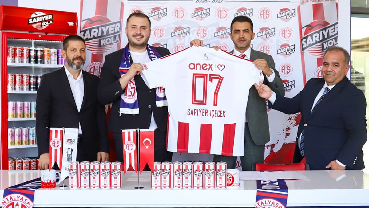 Sarıyer Kola, Antalyaspor'un içecek sponsoru oldu
