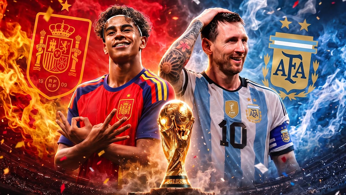 Messi'nin küvette yıkadığı çocuk, Dünya Kupası finalinde rakibi oldu