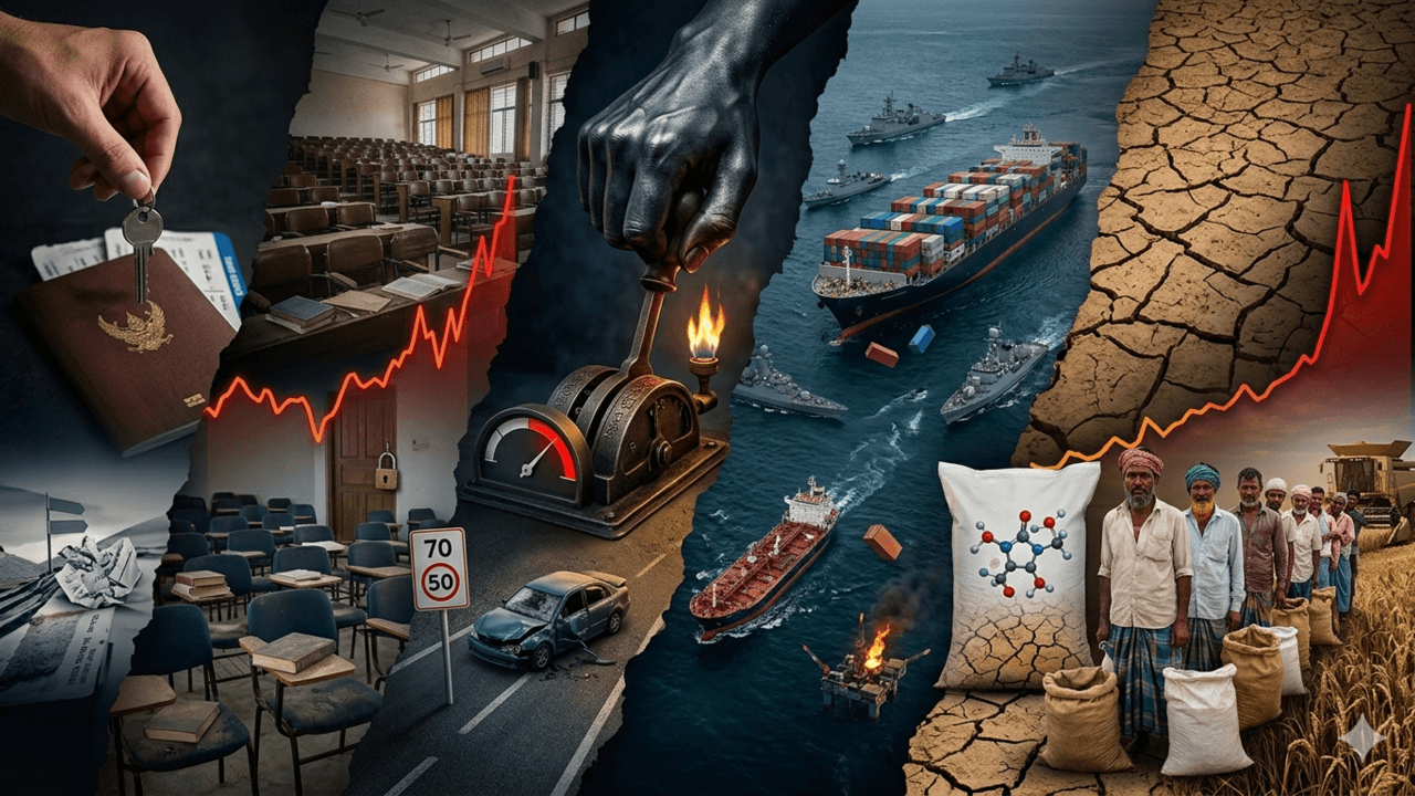 Savaşta ekonomik cephe: Seyahatler askıya alındı hız limitleri düşürüldü, gıda arzı tehlikede