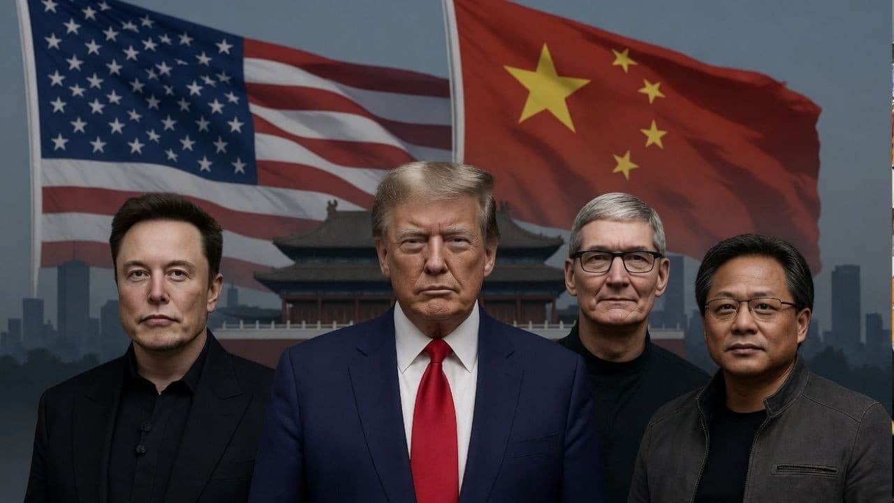 Trump'ın Çin ziyaretinde ABD iş dünyasının önde gelen isimleri yer aldı