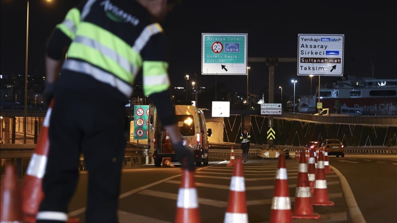 Avrasya Tüneli bakım nedeniyle trafiğe kapatılacak