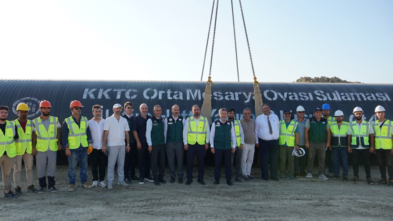 KKTC'nin su ihtiyacını karşılayacak yatırım tamamlandı