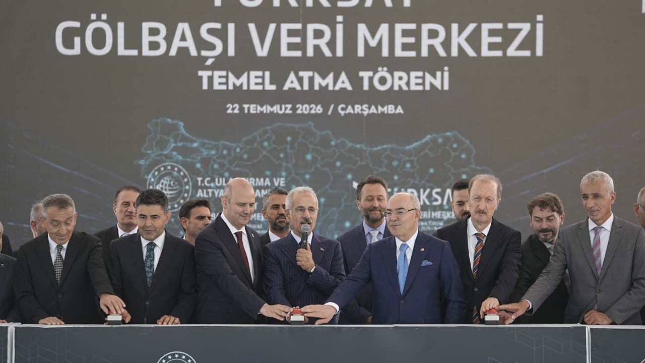 TÜRKSAT Gölbaşı Veri Merkezi'nin temeli atıldı