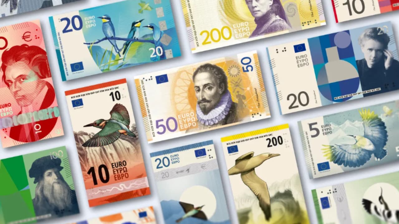 Avrupa yeni euro banknotları için 10 tasarımı oylamaya sunuyor