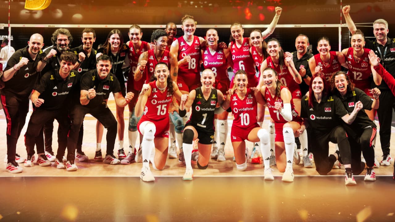 A Milli Kadın Voleybol Takımı, Milletler Ligi'nde şampiyon oldu