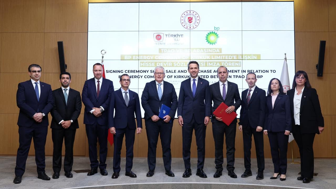 TPAO, BP'nin Kerkük şirketinde yüzde 15 hisse aldı