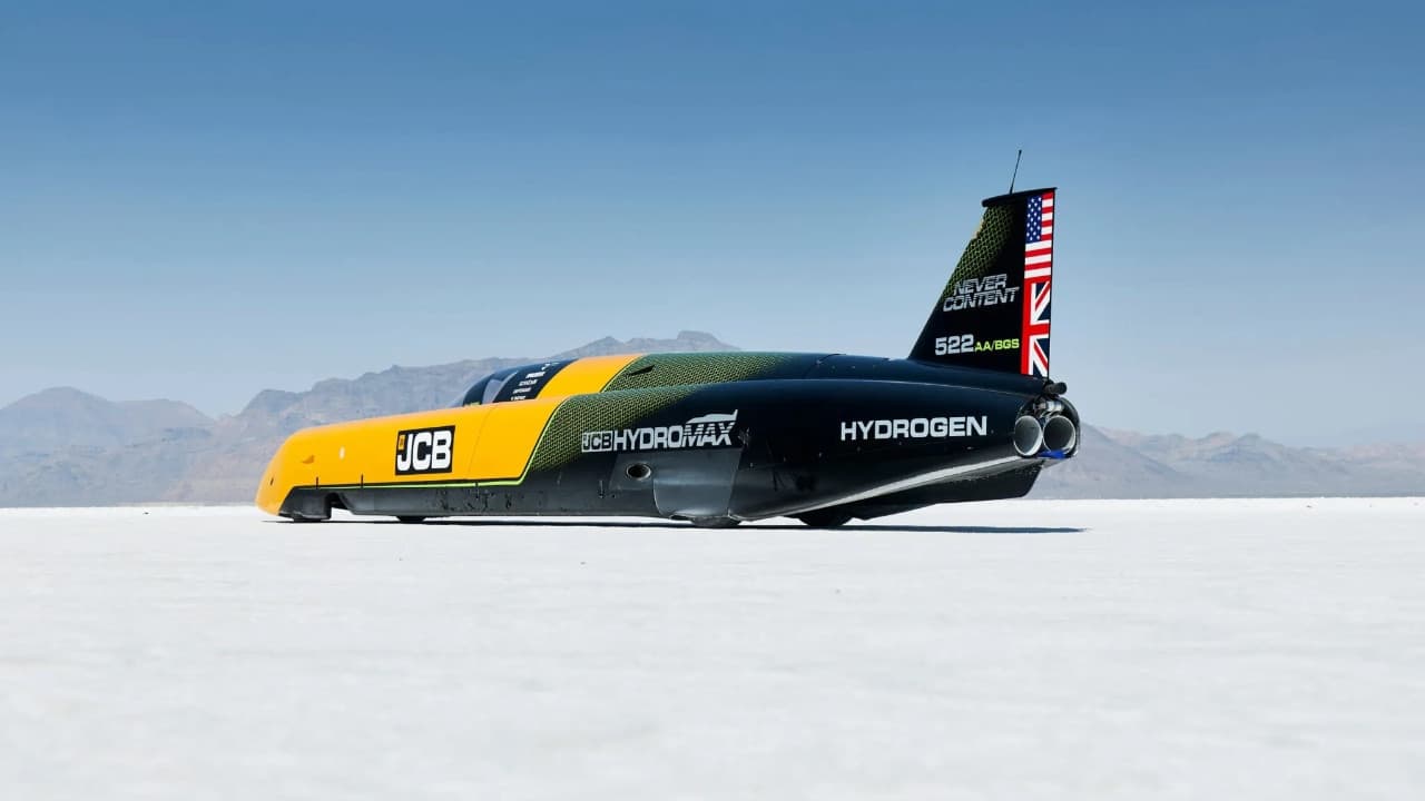 Hidrojenli araç 654 km/s hıza ulaşarak yeni dünya rekoru kırdı