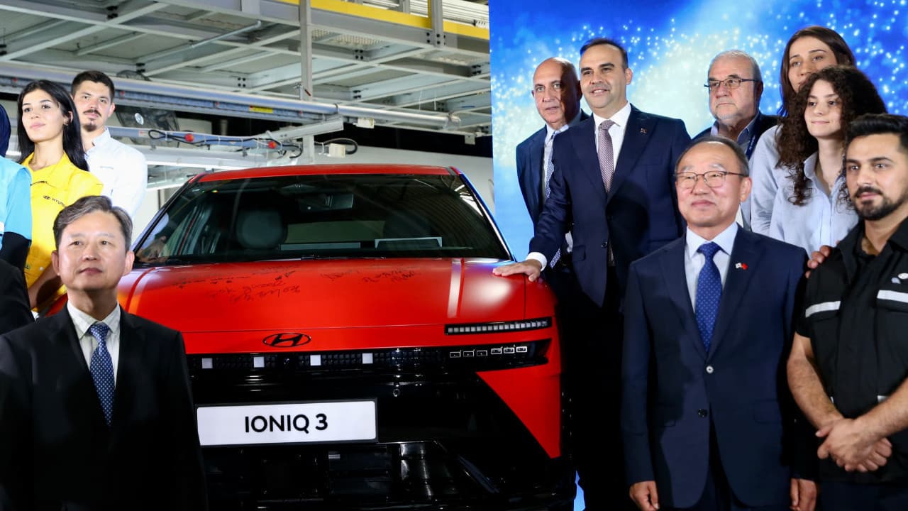 Hyundai Türkiye'de yeni elektrikli IONIQ 3 modelinin üretimine başladı