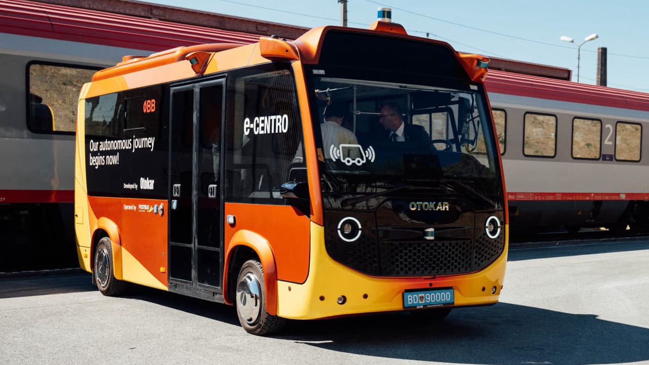 Otokar’ın otonom e-Centro otobüsü Avrupa'da test ediliyor