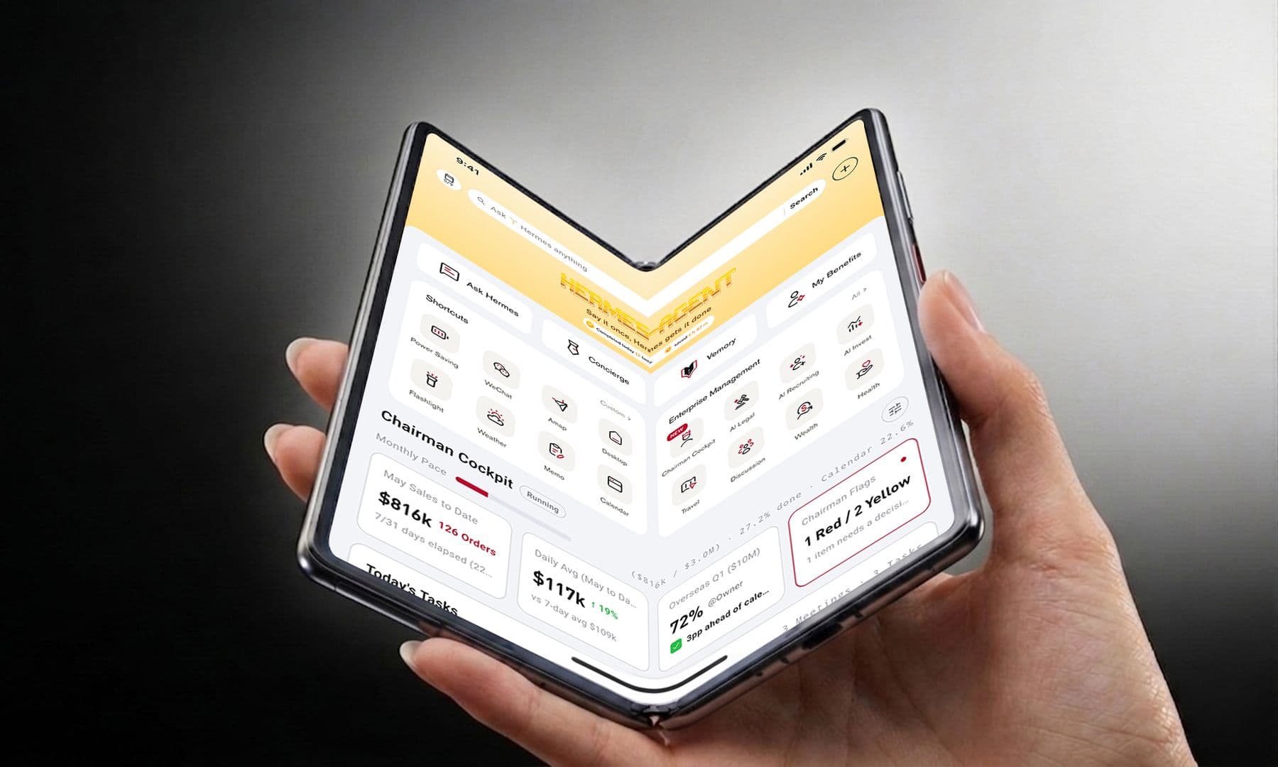 Vertu Launches New Folding Phone Featuring AI-Powered Hermes Agent