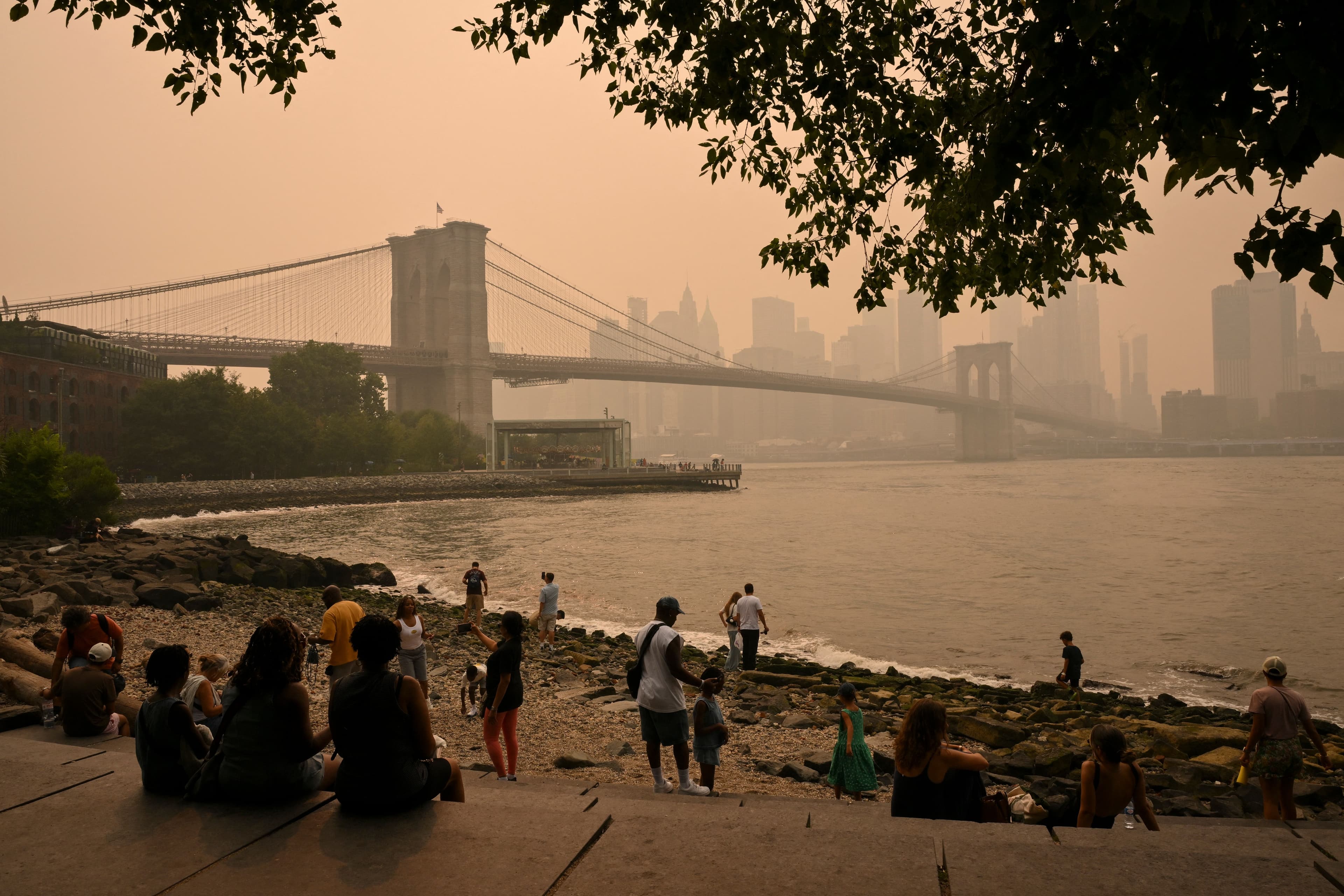 Cities from Chicago to Washington, DC, Covered in Wildfire Smoke