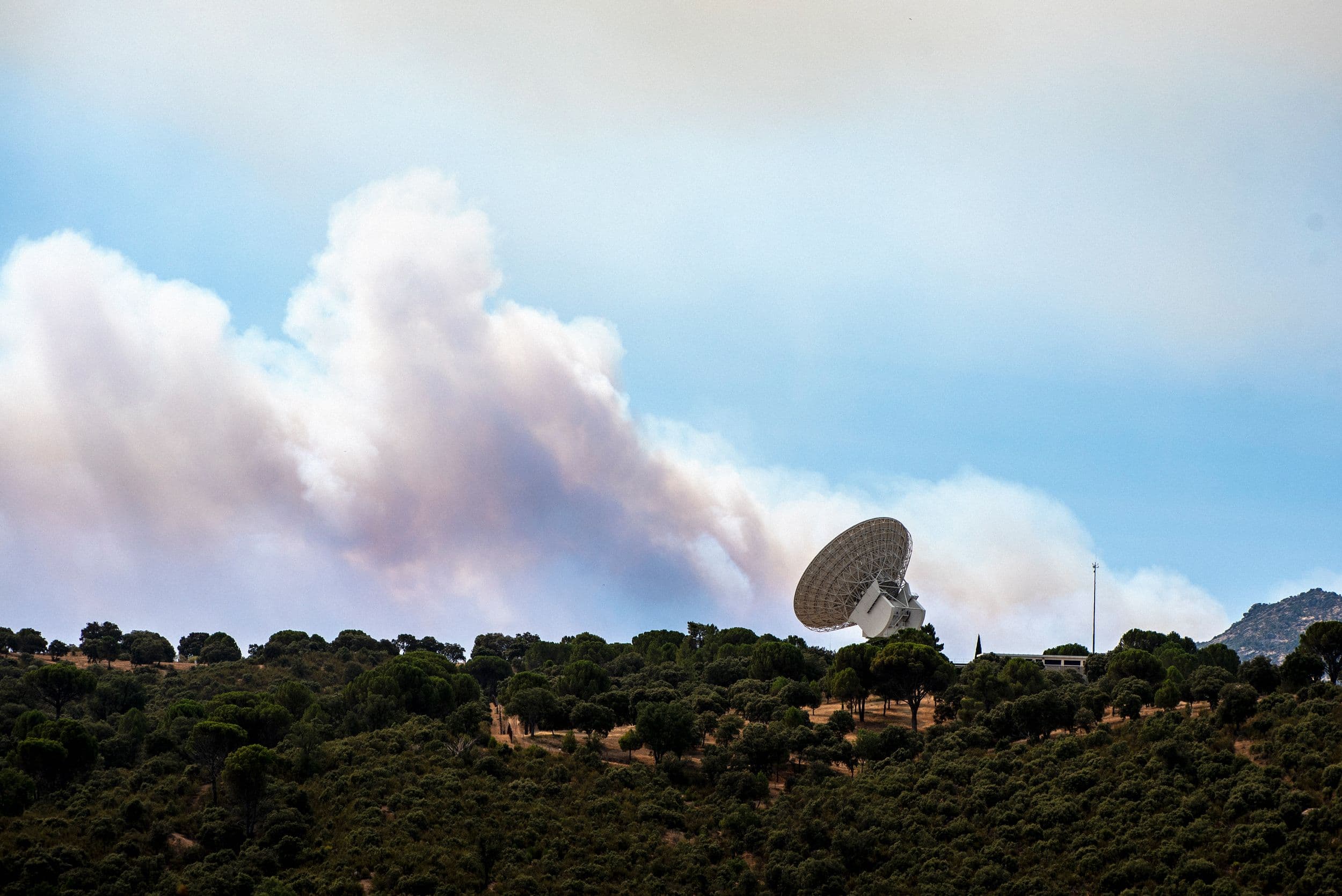 NASA's Deep Space Communications Complex Affected by Spanish Wildfires