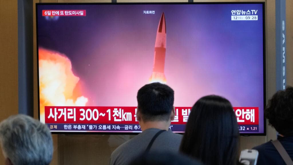 North Korea launches second ballistic missile test in under a week