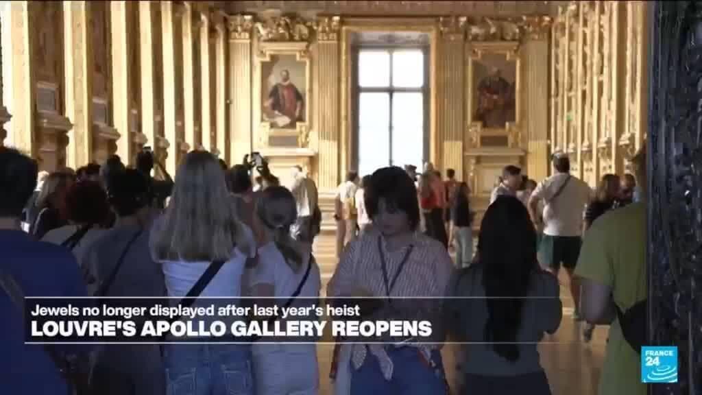 Louvre Museum's Apollo Gallery Reopens Nearly a Year After Heist