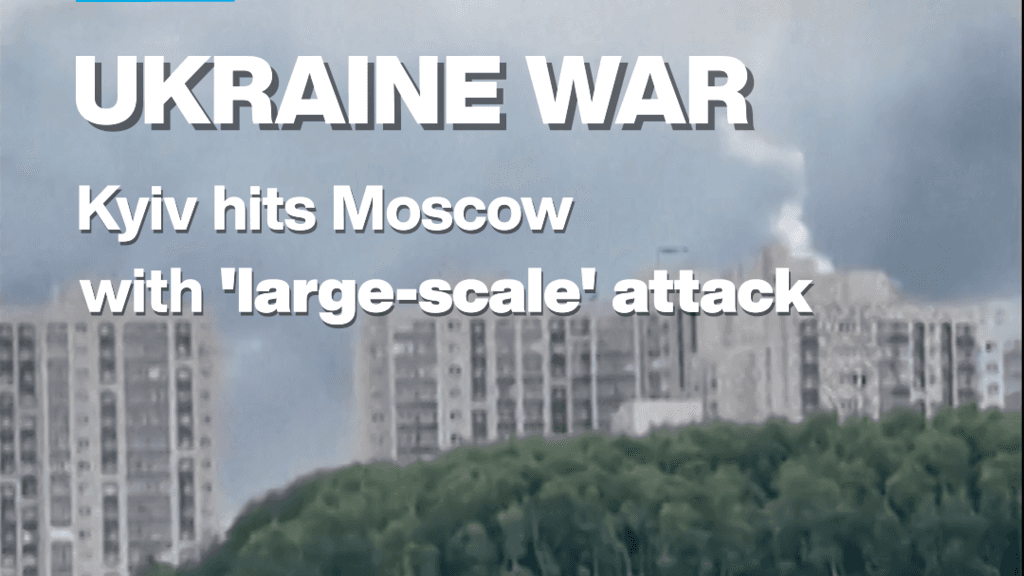 Ukraine Launches Large-Scale Drone Strikes on Moscow Oil Refinery