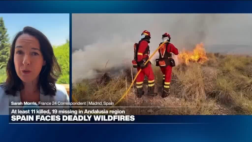 Deadly Wildfires in Spain Claim 12 Lives, 19 People Missing in Andalusia