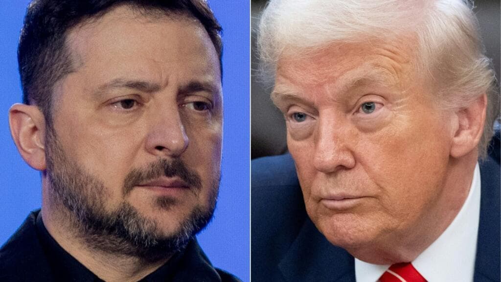 Trump says Zelensky ‘has to get on the ball’ to reach Russia deal