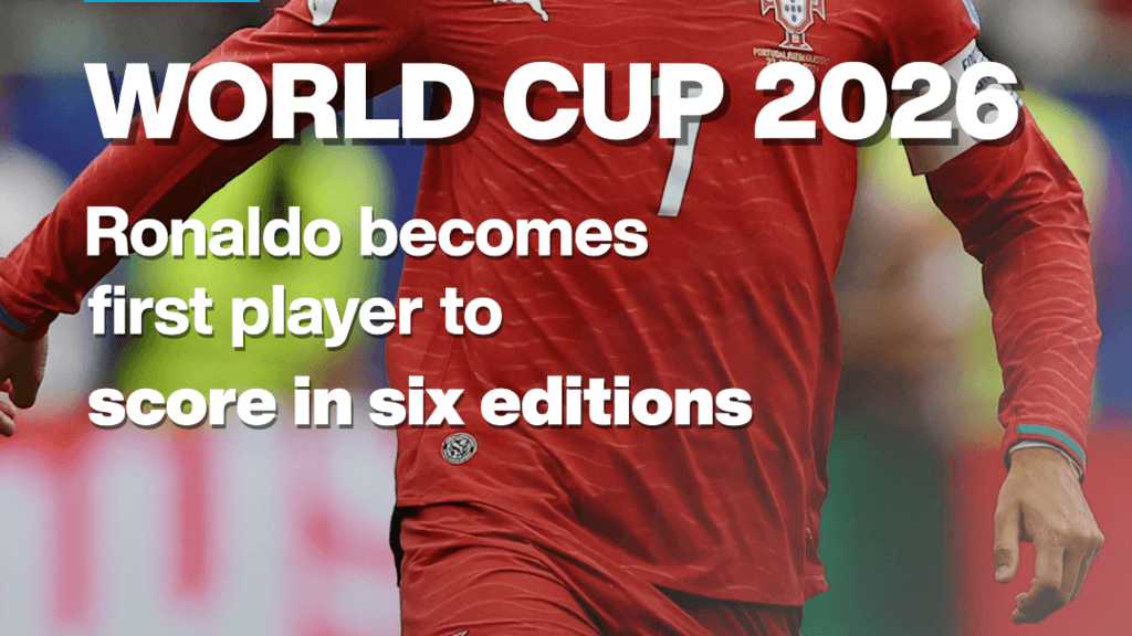 Cristiano Ronaldo Makes History as First Player to Score in Six World Cups