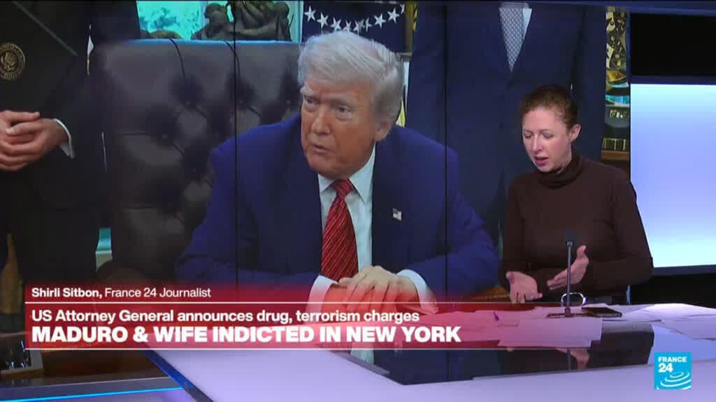 Venezuelan leader Maduro and wife indicted in New York on drug, terrorism charges